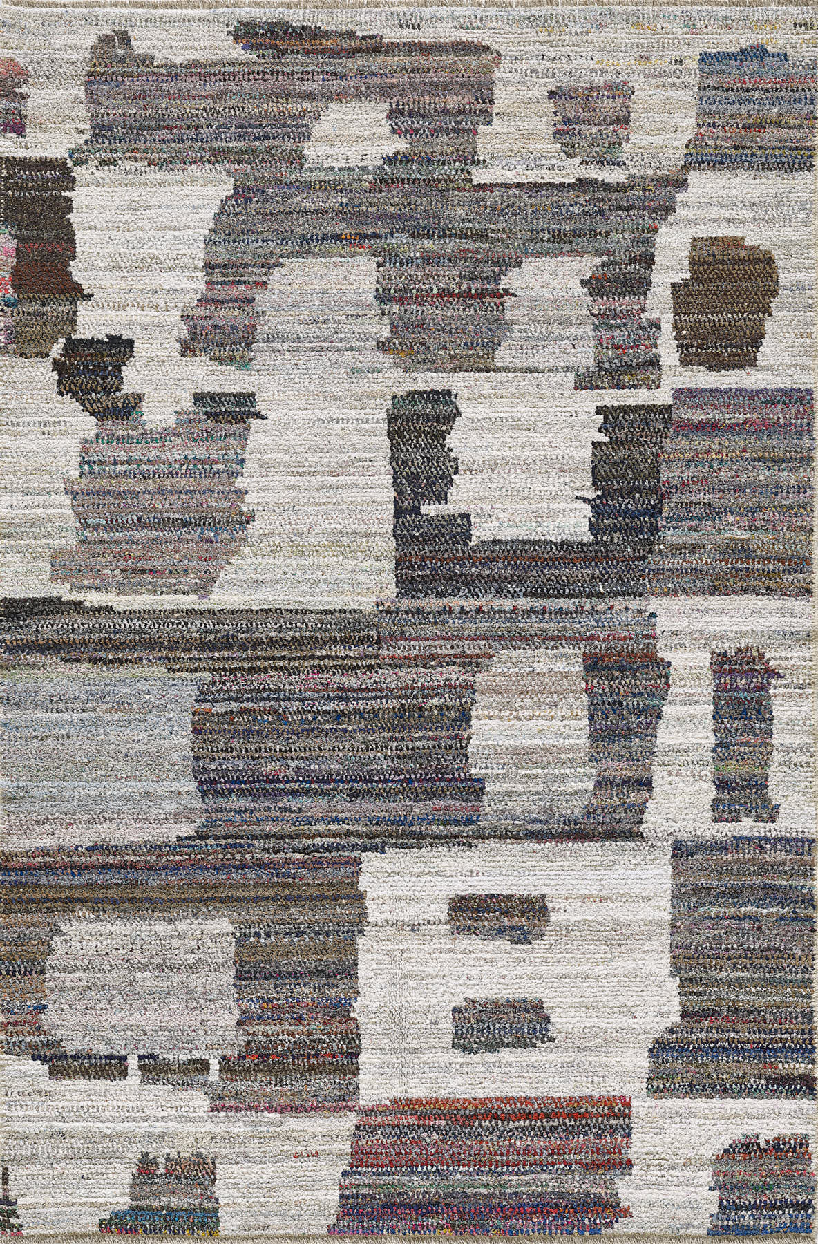 Empera-Antik Halı Recycle Etnik Desenli El Dokuması Salon Halısı E0009-1-Milagron.com