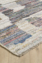 Empera-Antik Halı Recycle Etnik Desenli El Dokuması Salon Halısı E0009-2-Milagron.com