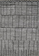 Empera-Antik Halı Recycle Etnik Desenli El Dokuması Salon Halısı E0018-1-Milagron.com