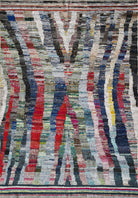 Empera-Antik Halı Recycle Etnik Desenli El Dokuması Salon Halısı E0019-1-Milagron.com