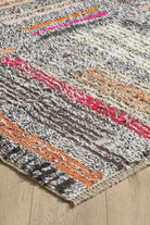 Empera-Antik Halı Recycle Etnik Desenli El Dokuması Salon Halısı E0020-2-Milagron.com