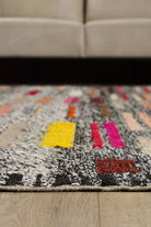 Empera-Antik Halı Recycle Etnik Desenli El Dokuması Salon Halısı E0020-4-Milagron.com