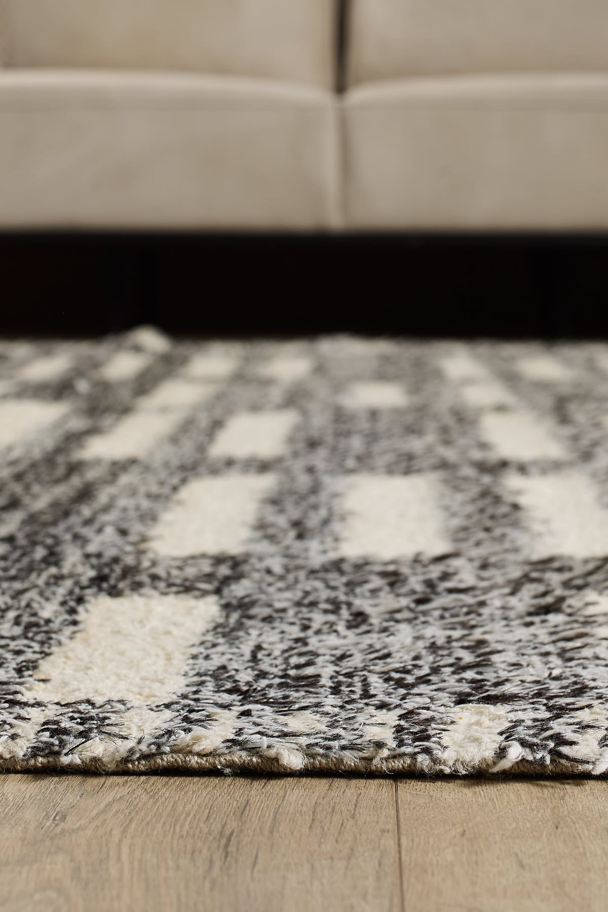 Empera-Antik Halı Recycle Etnik Desenli El Dokuması Salon Halısı E0021-4-Milagron.com