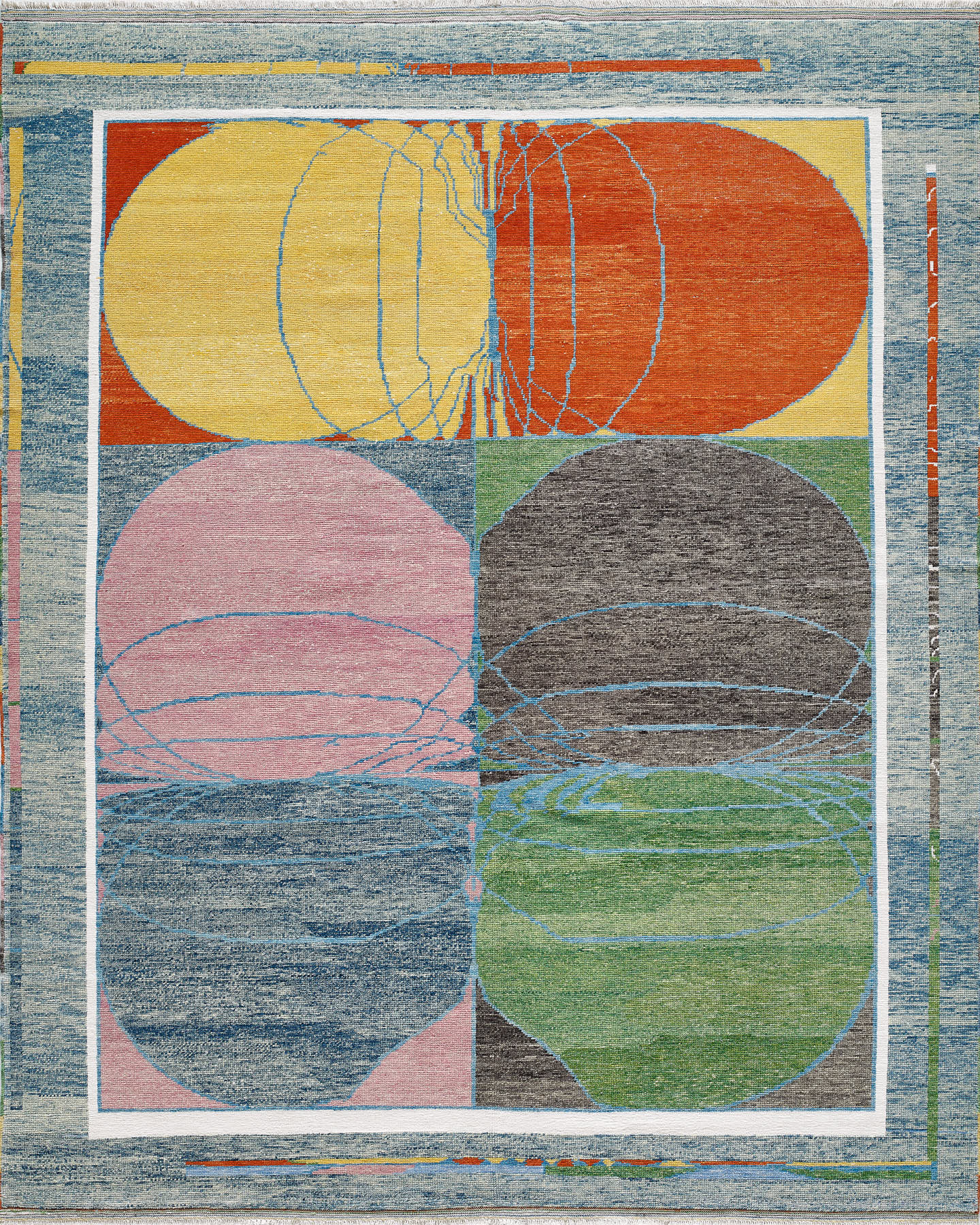 Empera-Antik Halı Uşak Etnik Desenli El Dokuması Halısı E0025-1-Milagron.com