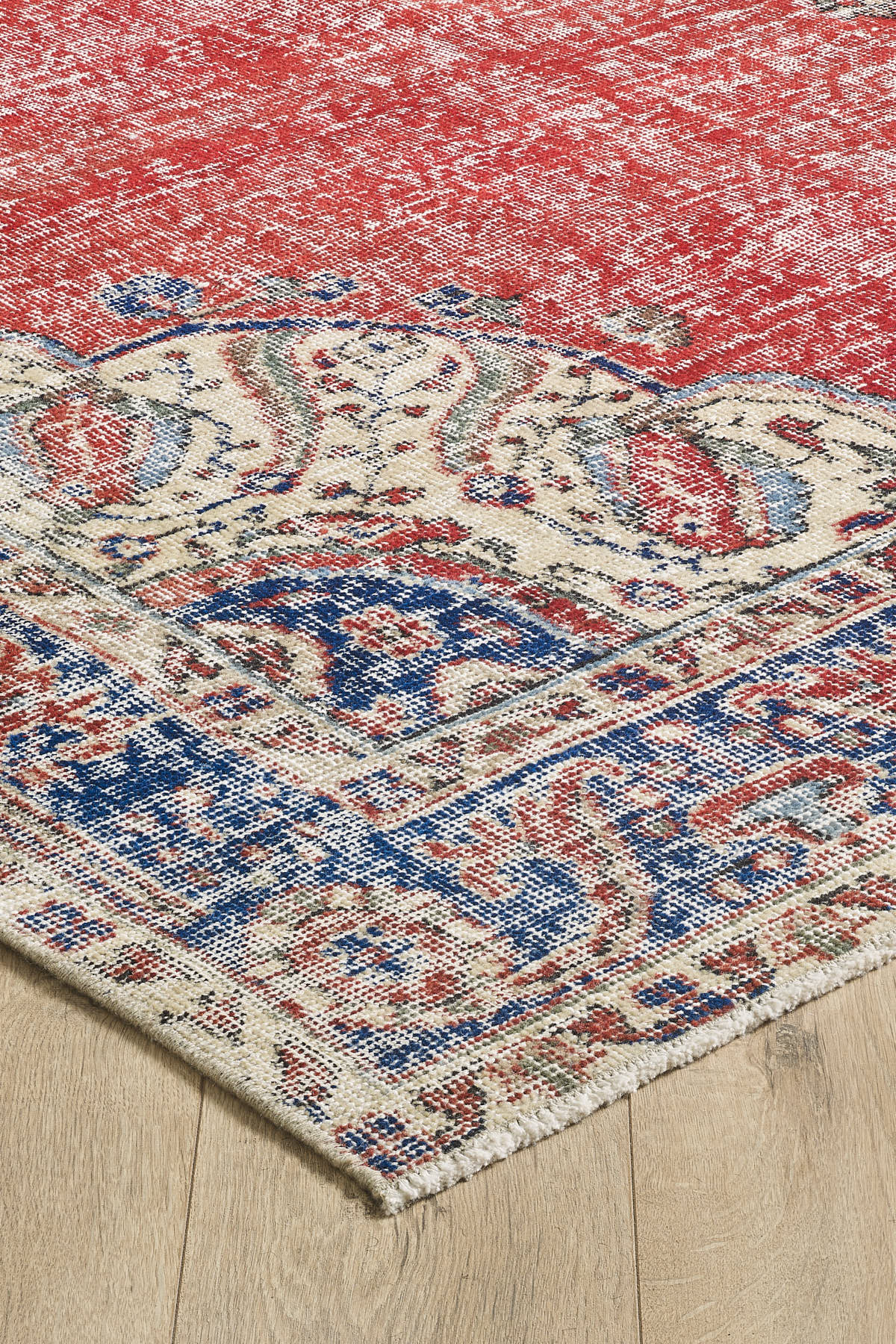 Empera-Antik Halı Vintage Etnik Desenli El Dokuması Halısı E0027-2-Milagron.com