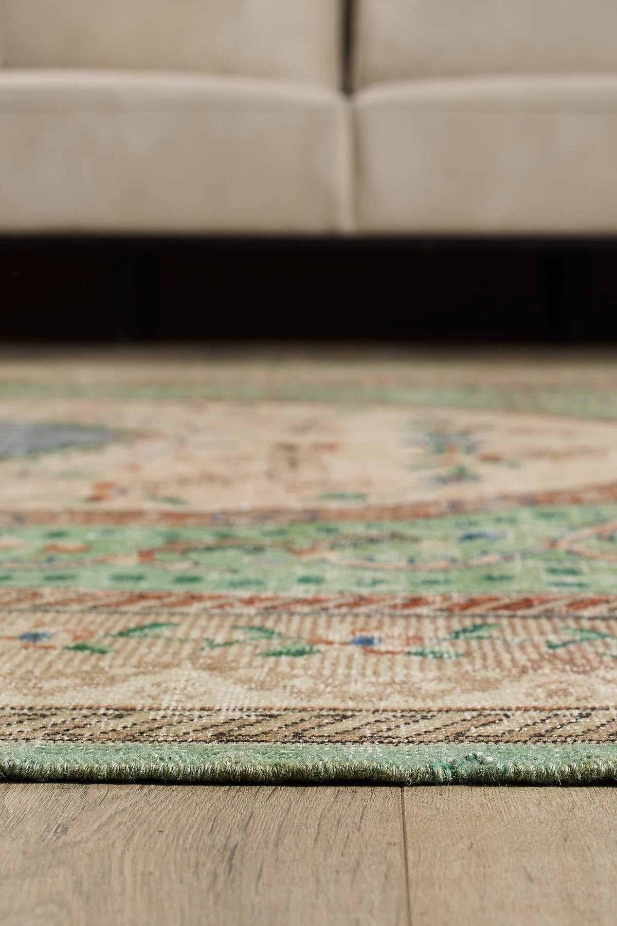 Empera-Antik Halı Vintage Etnik Desenli El Dokuması Halısı E0037-4-Milagron.com