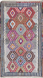 Empera-Antik Kilim Anadolu Etnik Desenli El Dokuması Kilim E0523-1-Milagron.com