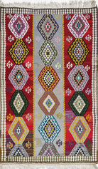 Empera-Antik Kilim Anadolu Etnik Desenli El Dokuması Kilim E0524-1-Milagron.com