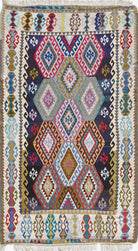 Empera-Antik Kilim Anadolu Etnik Desenli El Dokuması Kilim E0528-1-Milagron.com