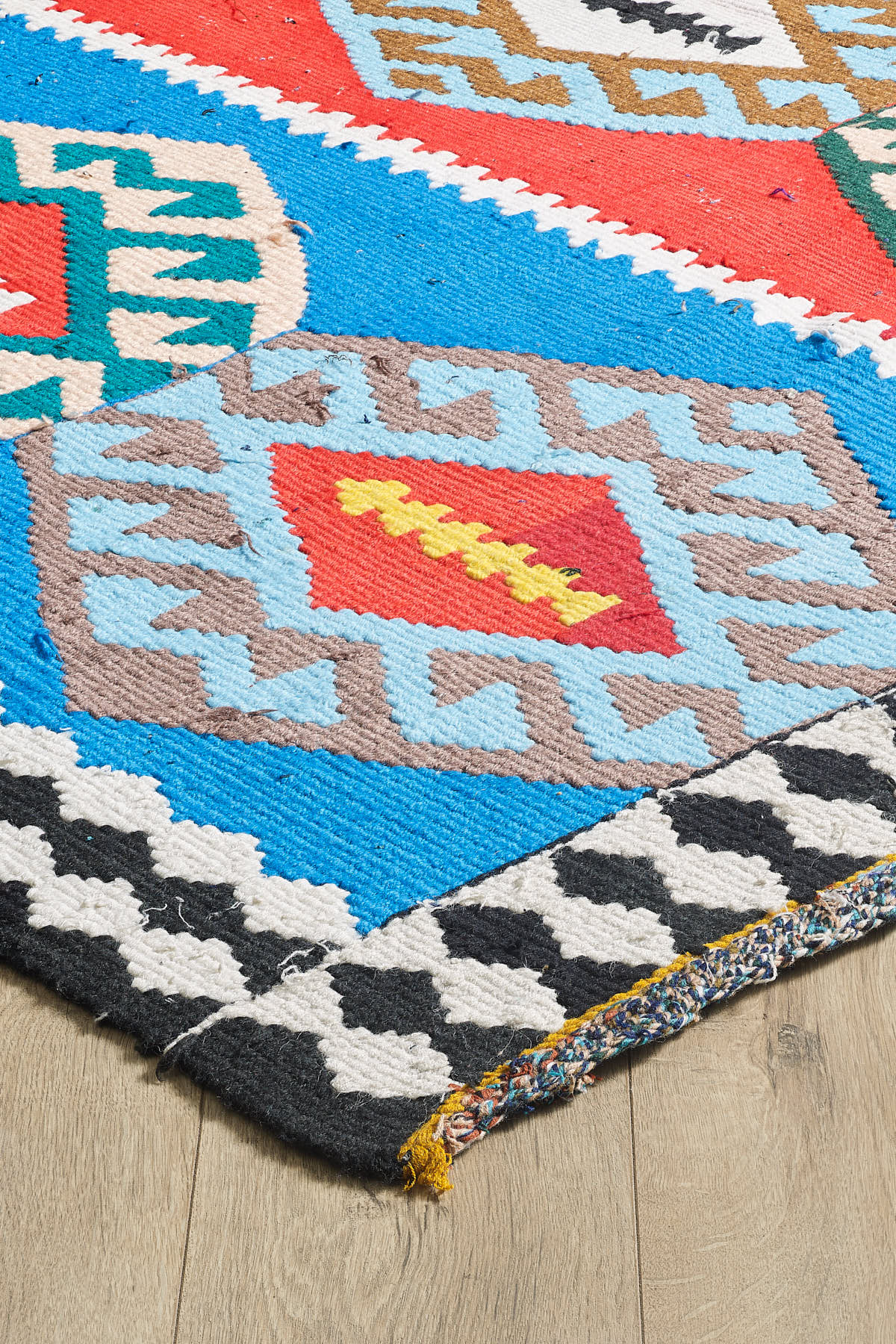 Empera-Antik Kilim Anadolu Etnik Desenli El Dokuması Kilim E0530-2-Milagron.com