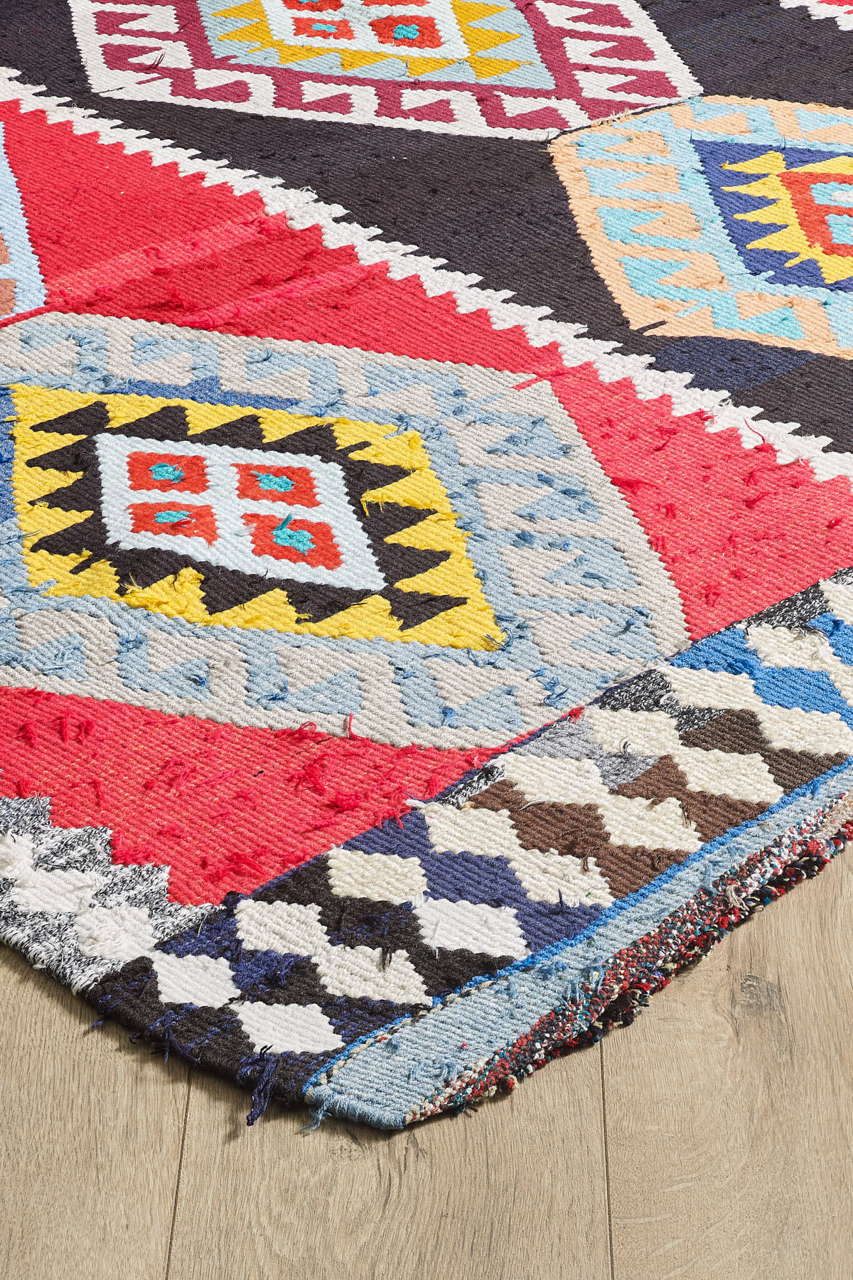 Empera-Antik Kilim Anadolu Etnik Desenli El Dokuması Kilim E0531-2-Milagron.com