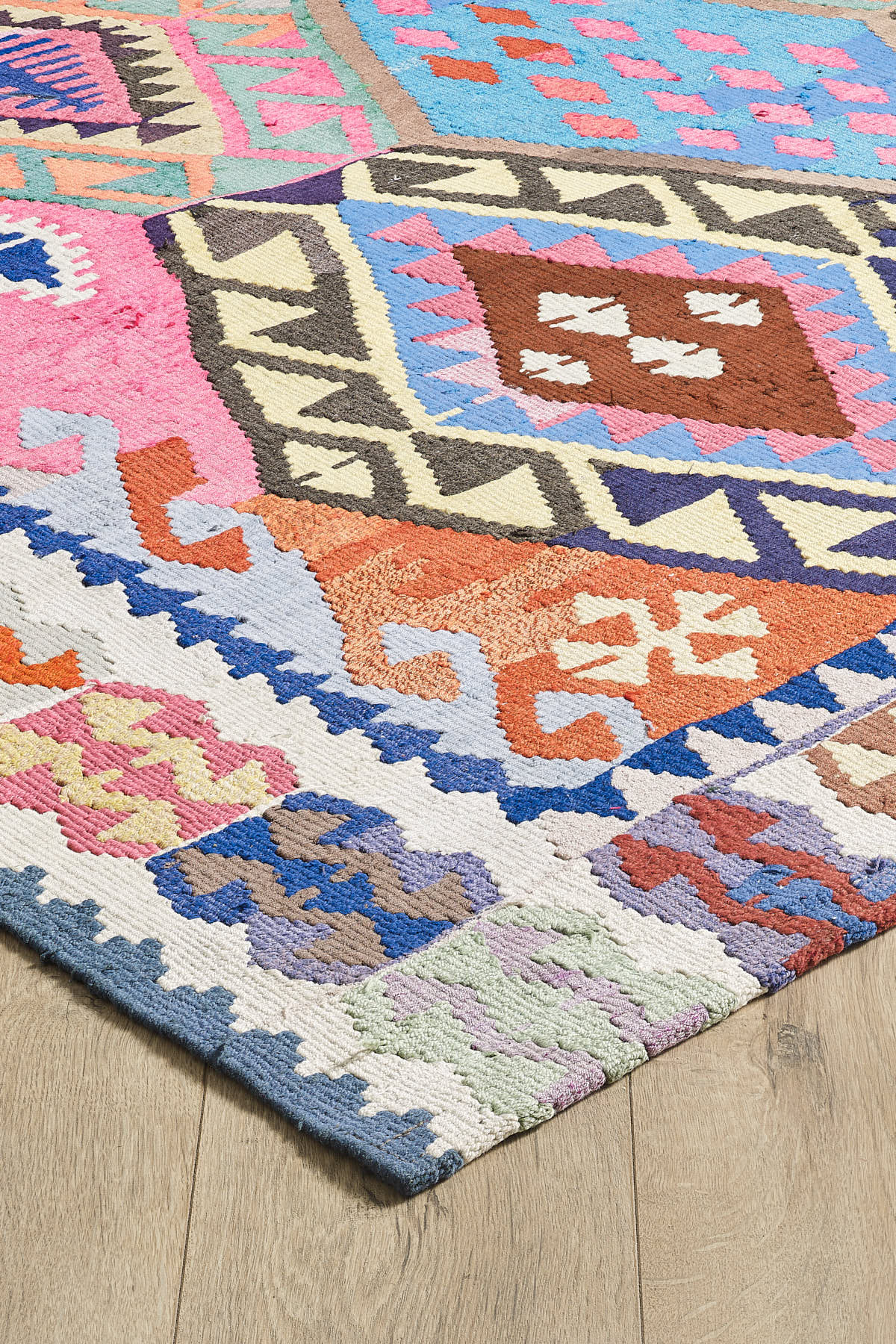 Empera-Antik Kilim Anadolu Etnik Desenli El Dokuması Kilim E0537-2-Milagron.com