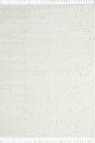 Empera-Bilbao White Swan Saçaklı Çizgi Desenli Krem Halı-1-Milagron.com