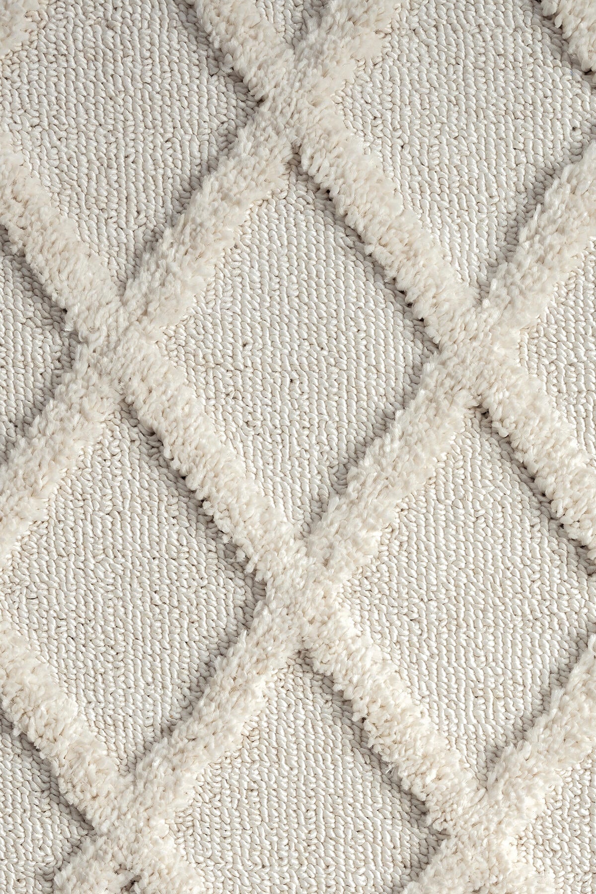 Empera-Bilbao Winter White Modern İSkandinav Saçaklı Halı-5-Milagron.com