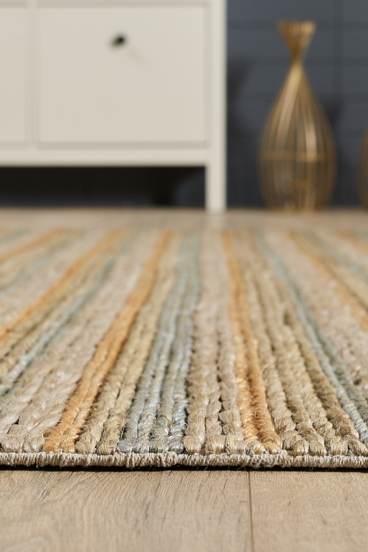 Empera-Dulce Silver Multy Çok Renkli Jüt Hasır Halı-4-Milagron.com