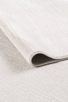 Empera-Gemma Pure White Saçaklı Modern Tozumaz Halı-3-Milagron.com