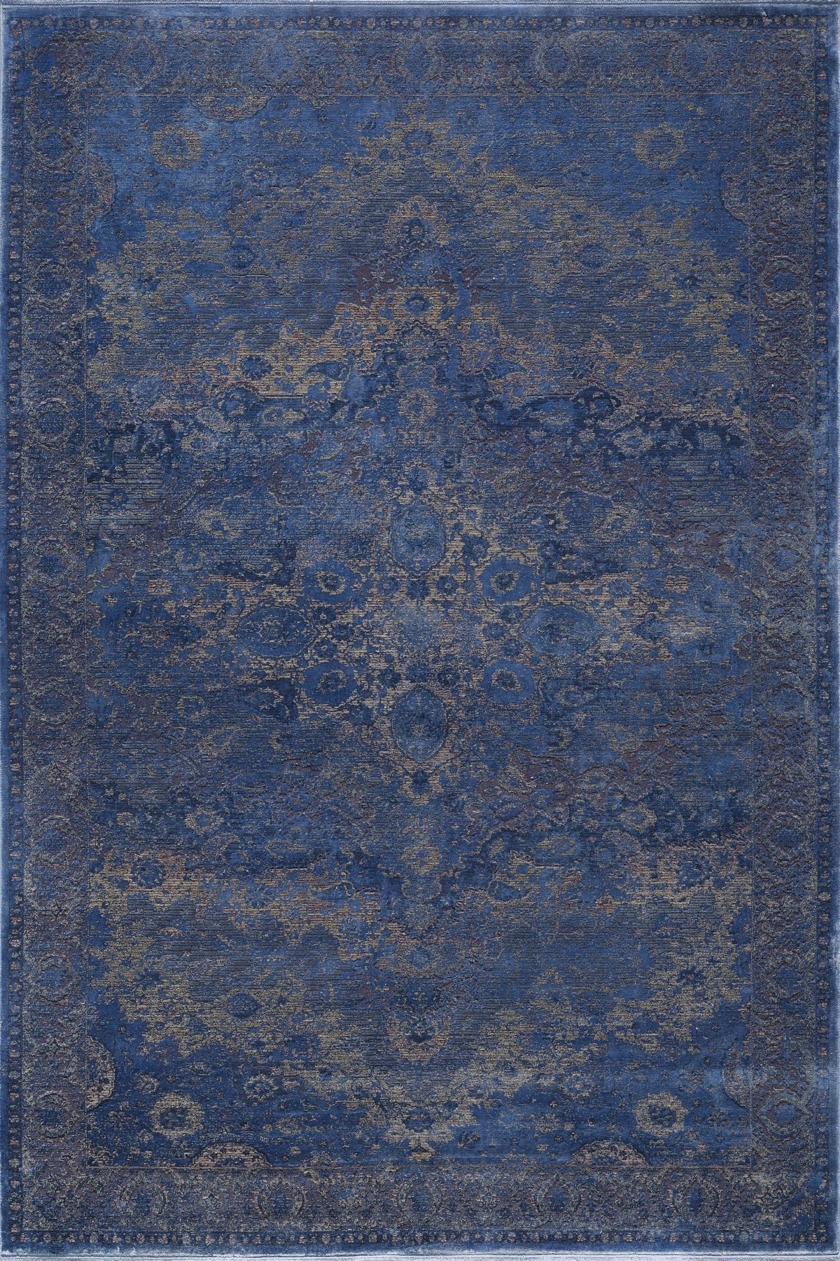 Empera-Gordion Caerula Kendinden Saçaklı Modern Halı-1-Milagron.com