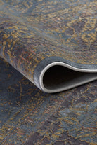 Empera-Gordion Gris Kendinden Saçaklı Modern Halı-3-Milagron.com