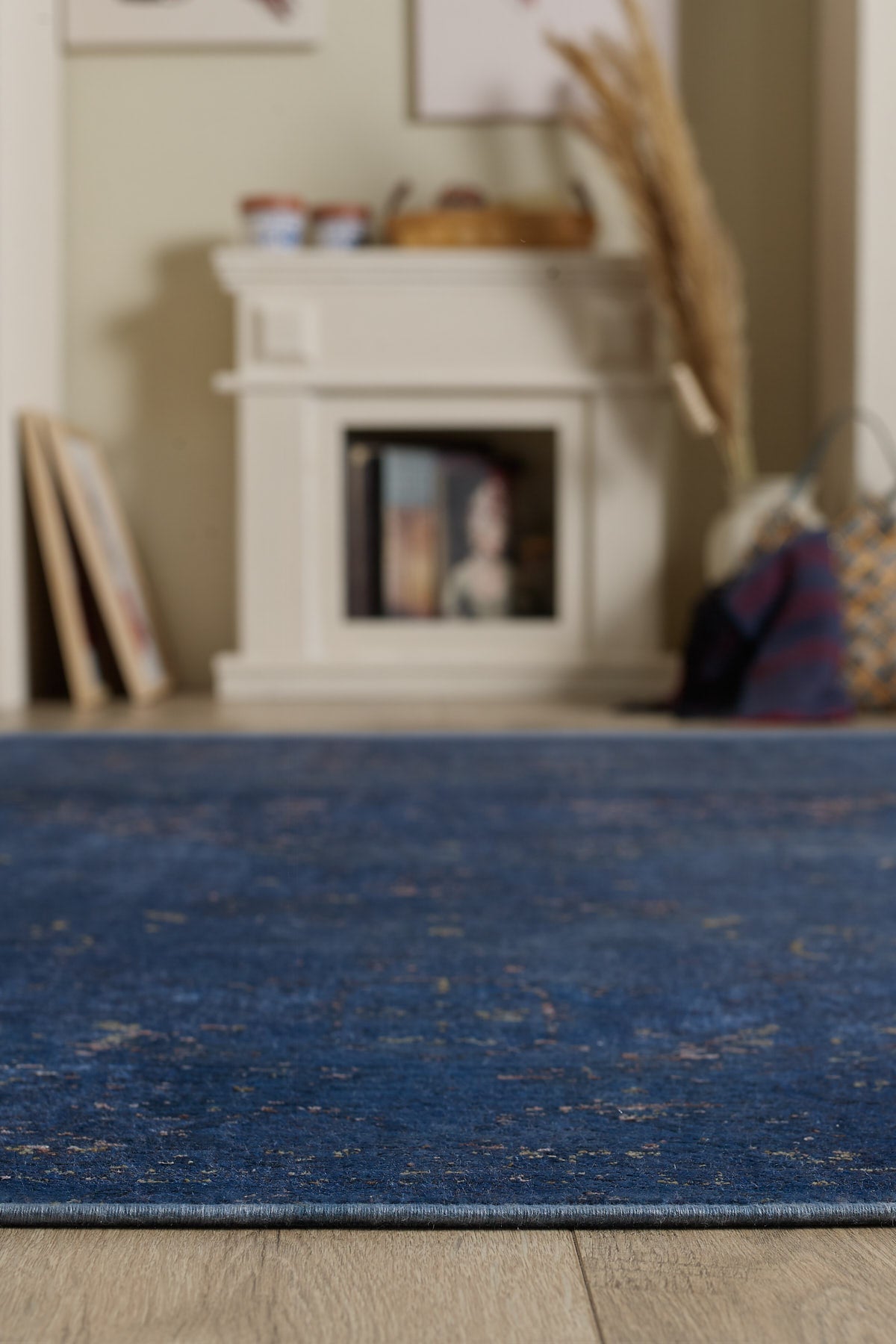 Empera-Gordion Lapis Kendinden Saçaklı Modern Halı-4-Milagron.com