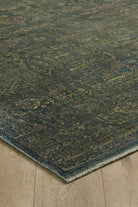 Empera-Gordion Zeleno Kendinden Saçaklı Modern Halı-2-Milagron.com