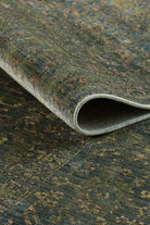 Empera-Gordion Zeleno Kendinden Saçaklı Modern Halı-3-Milagron.com