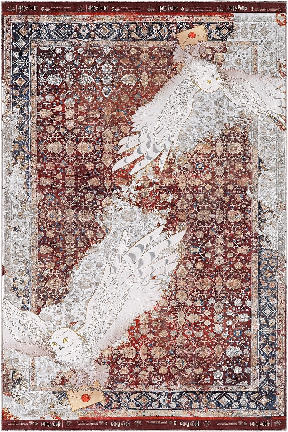 Empera-Harry Potter Hedwig Traditional Halı-1-Milagron.com