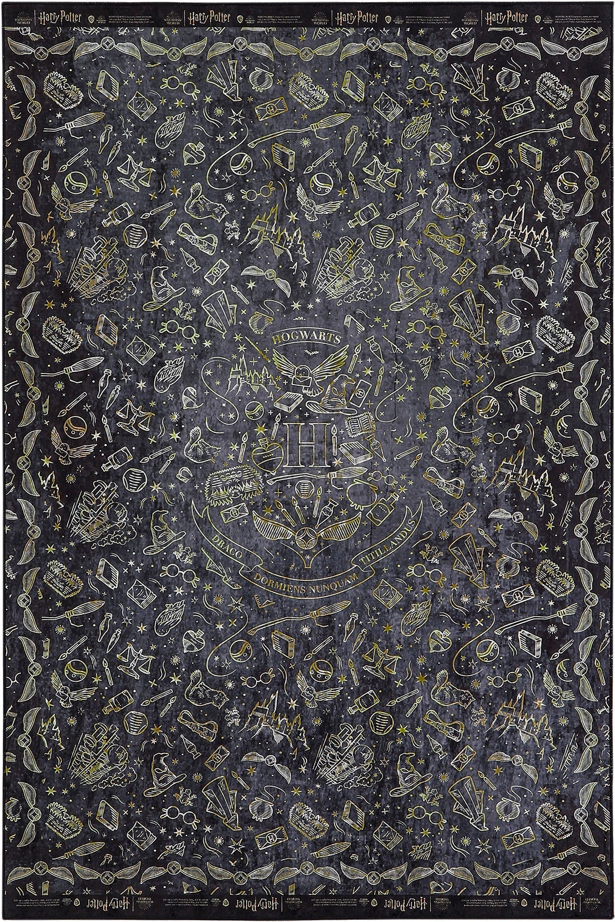 Empera-Harry Potter Magic Gold Halı-1-Milagron.com