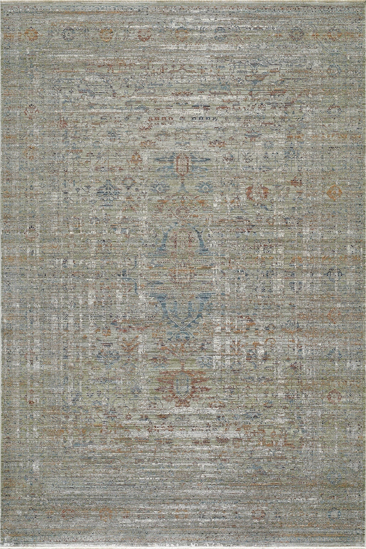 Empera-Heritage Lisse Kendinden Saçaklı Modern Klasik Eskitme Halı-1-Milagron.com