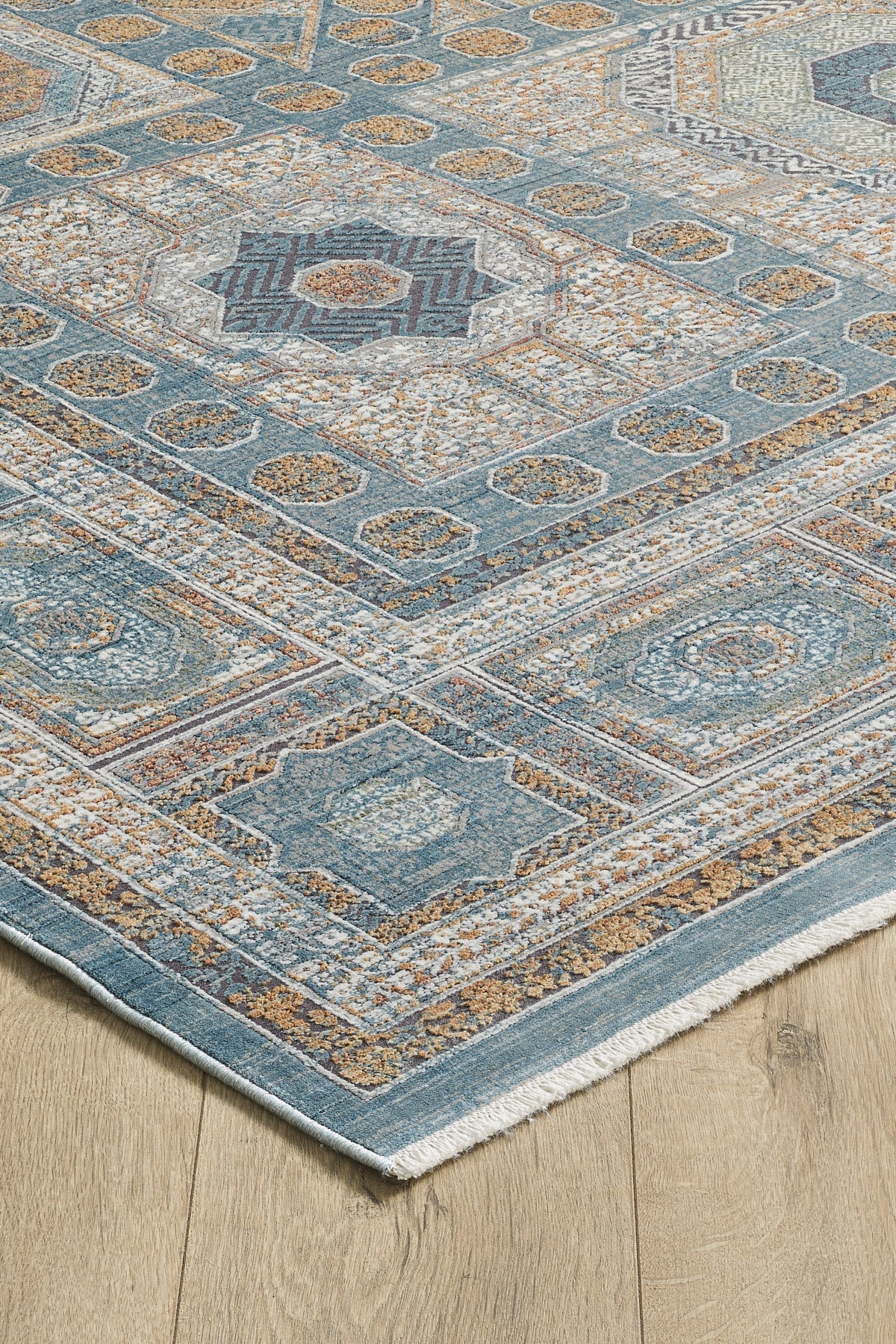 Empera-Heritage Norma Kendinden Saçaklı Modern Klasik Eskitme Halı-2-Milagron.com