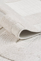 Empera-Ibiza Benita Geometrik Toz Vermeyen İSkandinav Desen Saçaklı Halı-3-Milagron.com