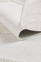 Empera-Ibiza Coral Geometrik Toz Vermeyen İSkandinav Desen Saçaklı Halı-3-Milagron.com