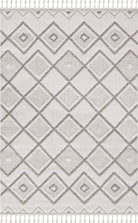 Empera-Ibiza Greige Hav Toz Vermez Geometrik Desenli Halı-1-Milagron.com