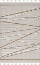 Empera-Ibiza Marilla Geometrik Toz Vermeyen İSkandinav Desen Saçaklı Halı-1-Milagron.com