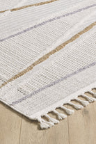 Empera-Ibiza Marilla Geometrik Toz Vermeyen İSkandinav Desen Saçaklı Halı-2-Milagron.com