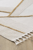 Empera-Ibiza Vella Geometrik Toz Vermeyen İSkandinav Desen Saçaklı Halı-2-Milagron.com