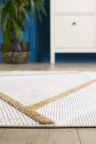 Empera-Ibiza Vella Geometrik Toz Vermeyen İSkandinav Desen Saçaklı Halı-4-Milagron.com