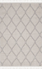 Empera-Ibiza Vista Geometrik Toz Vermeyen İSkandinav Desen Saçaklı Halı-1-Milagron.com