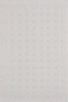 Empera-Indiana Square Takma Saçaklı Modern Salon Halısı-1-Milagron.com