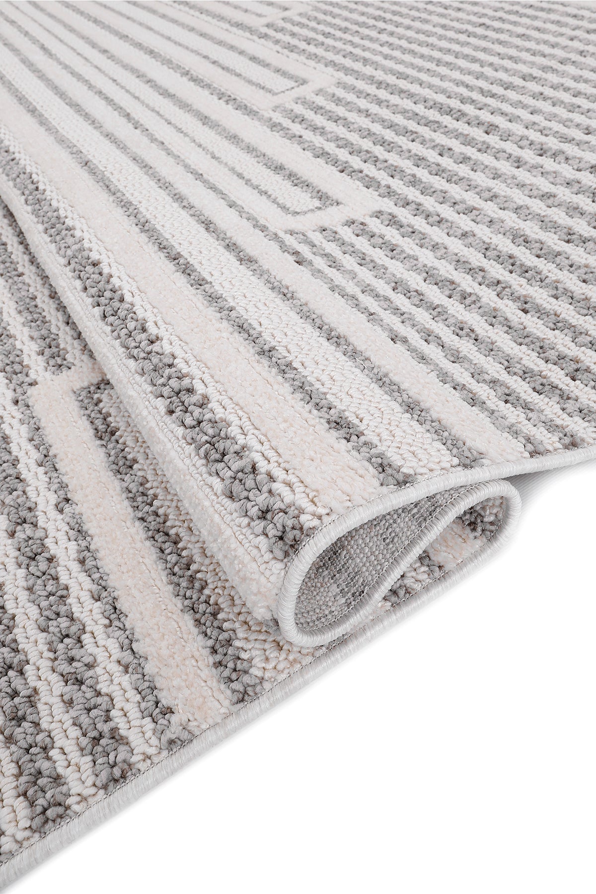 Empera-Indiana Step Takma Saçaklı Modern Salon Halısı-2-Milagron.com