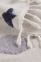 Empera-Kids Galaxy Daire Yuvarlak Takma Saçaklı Çocuk Halısı-2-Milagron.com