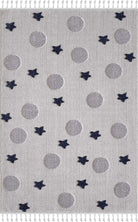 Empera-Kids Galaxy Yıldızlı Galaksi Takma Saçaklı Çocuk Halısı-1-Milagron.com