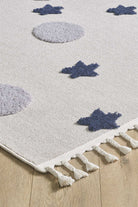 Empera-Kids Galaxy Yıldızlı Galaksi Takma Saçaklı Çocuk Halısı-2-Milagron.com