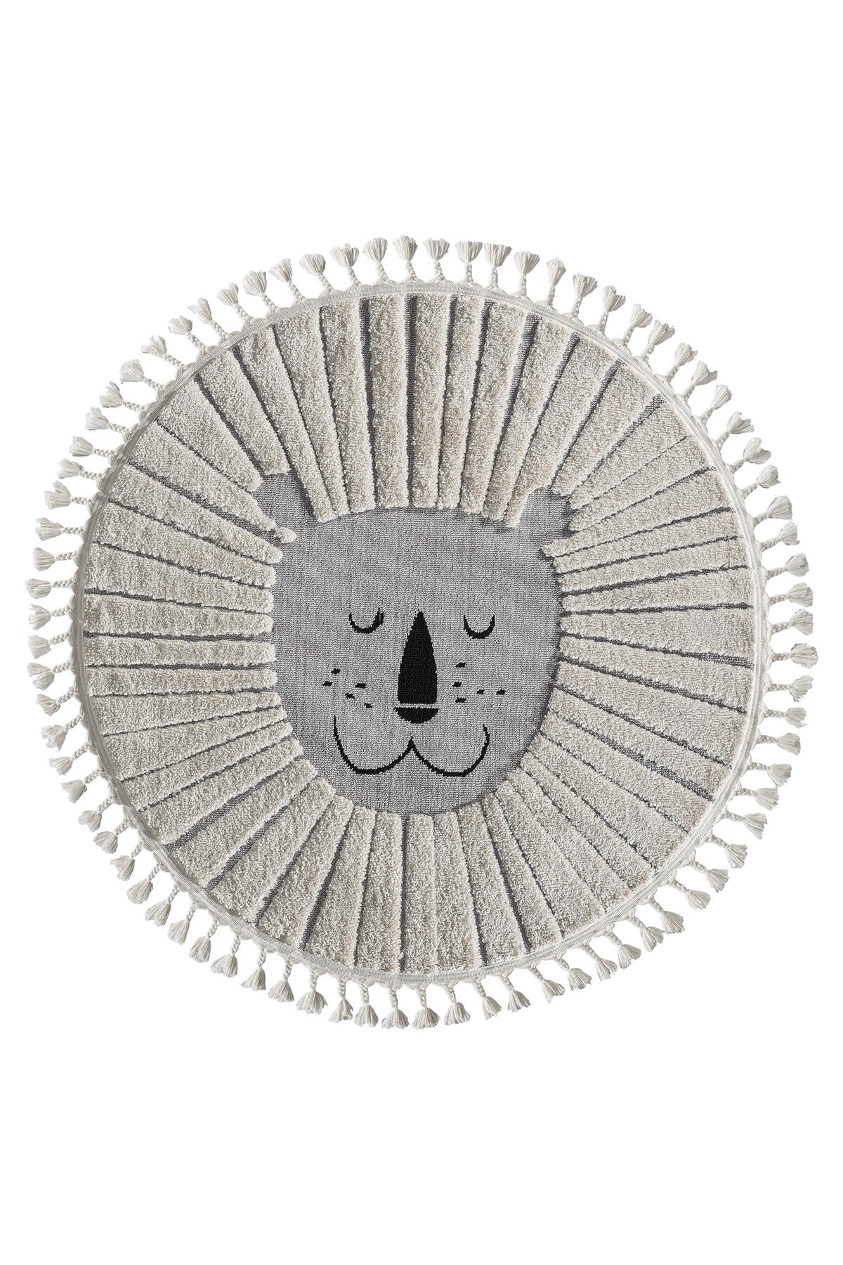 Empera-Kids Simba Yuvarlak Aslan Figürlü Çocuk Odası Halısı-1-Milagron.com