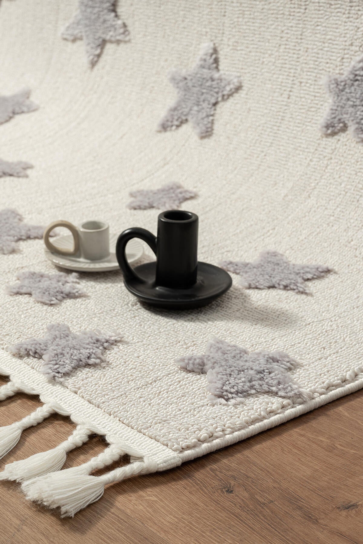 Empera-Kids Starry Antialerjik Yıldız Figürlü Bebek Odası Halısı-4-Milagron.com