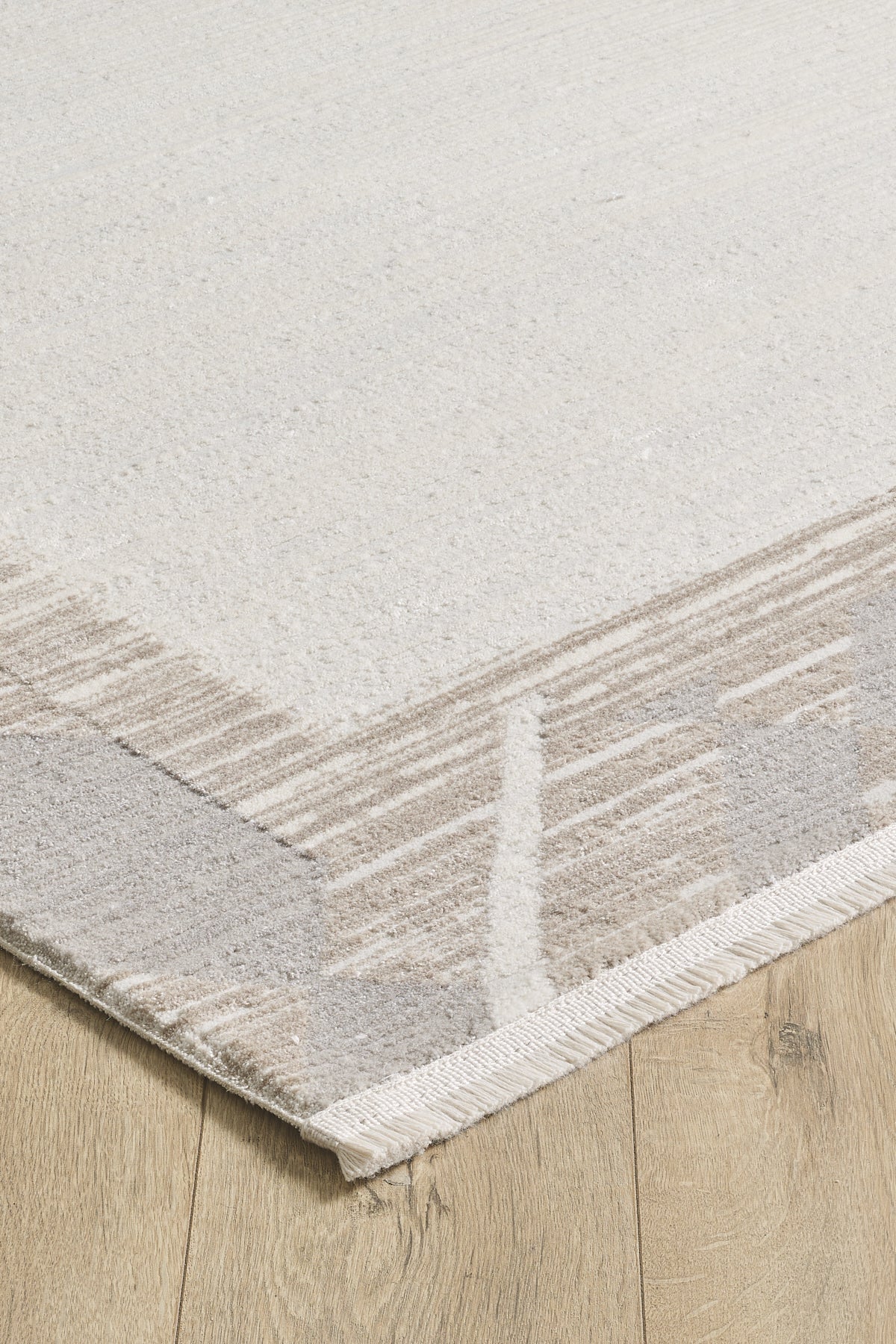 Empera-Nera Sandstone Takma Saçaklı Modern Salon Halısı-2-Milagron.com