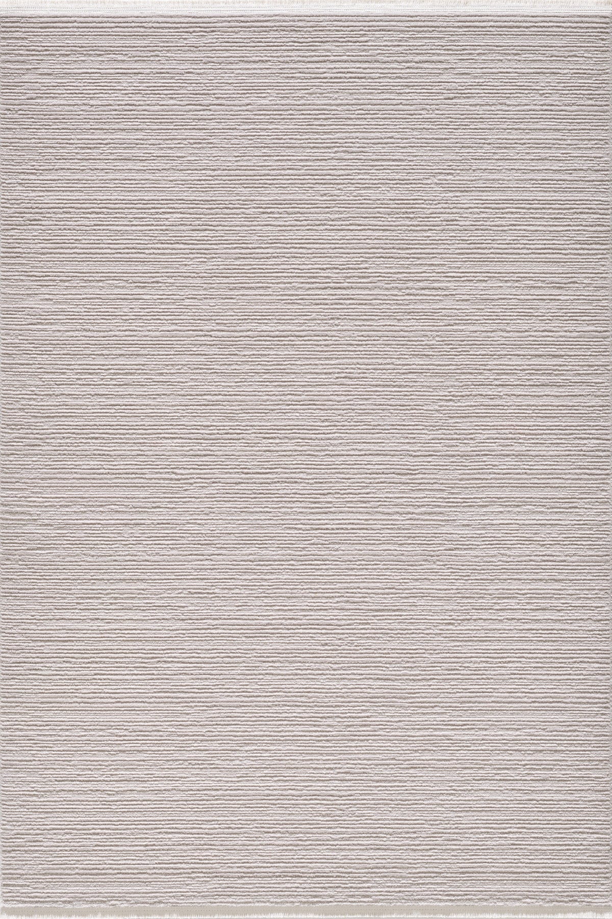 Empera-Nera Silver Takma Saçaklı Modern Salon Halısı-1-Milagron.com