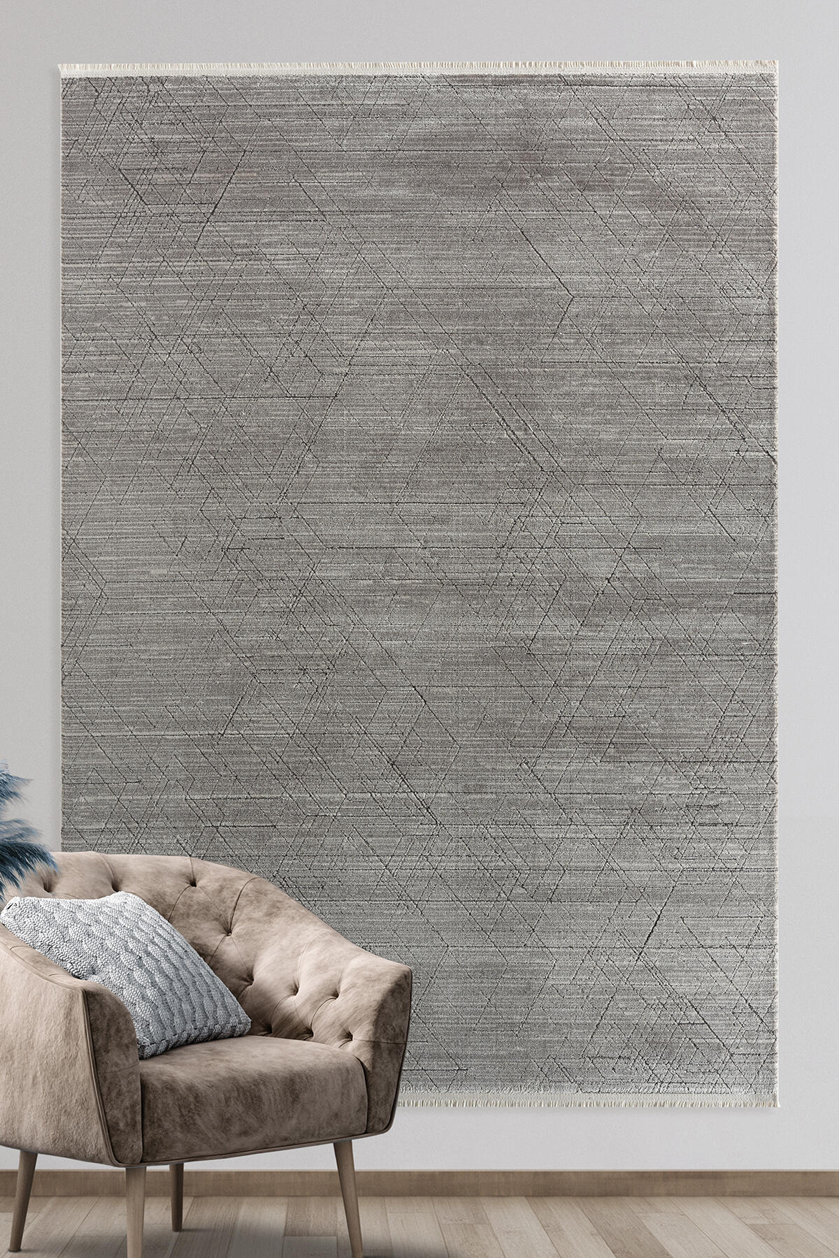 Empera-Pena Infinity Modern Desenli Kolay Temizlenebilir Akrilik Halı-2-Milagron.com