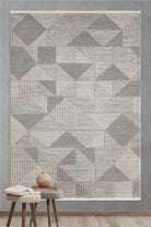 Empera-Pena Lichen Geometrik Desenli Modern Halı-2-Milagron.com