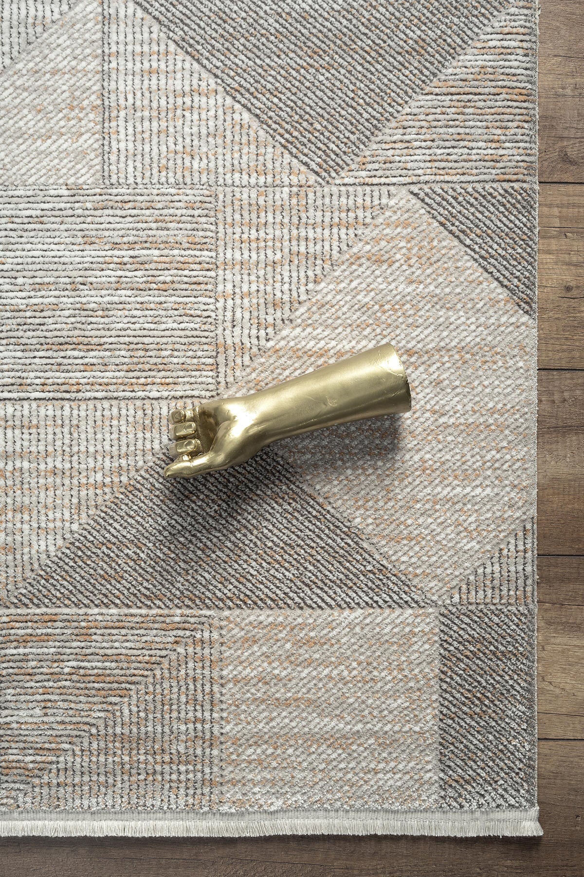 Empera-Pena Lichen Geometrik Desenli Modern Halı-4-Milagron.com