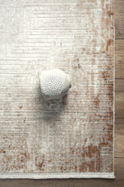 Empera-Pena Macaroon Geometrik Desenli Modern Halı-4-Milagron.com